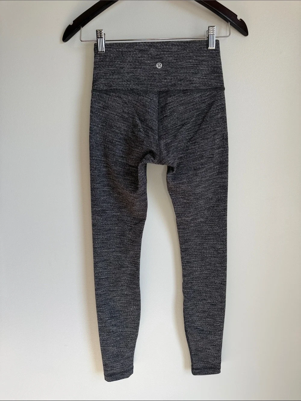 Lululemon Wunder Under Hi-Rise Luon Leggings Variegated Black Size 4